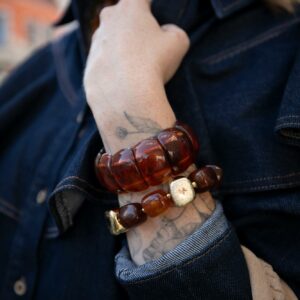 Bracelet Amber et doré