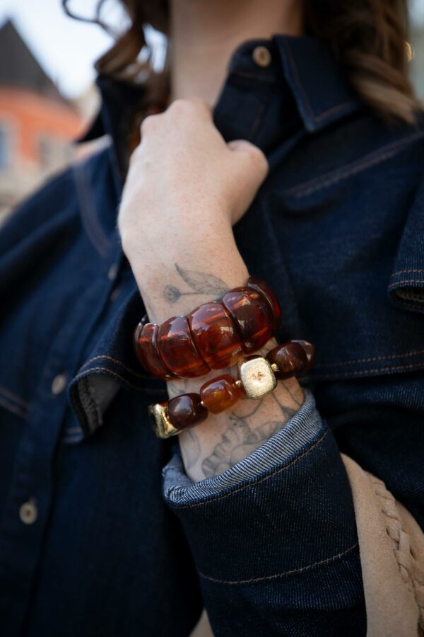 Bracelet Amber et doré