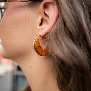 Boucles d'oreilles Caramel