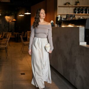 Jupe Elancé Beige
