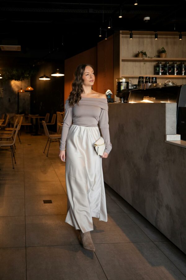 Jupe Elancé Beige