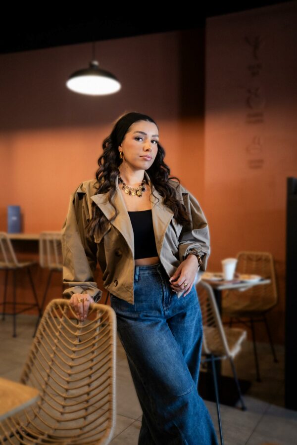 Trench Frappé taupe