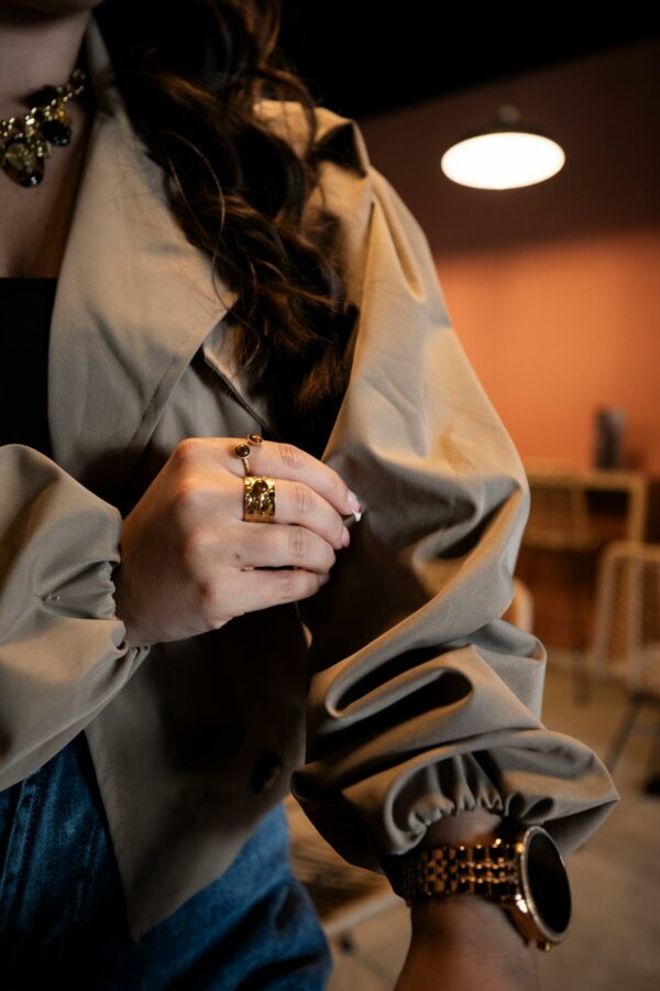 Trench Frappé taupe – Image 3