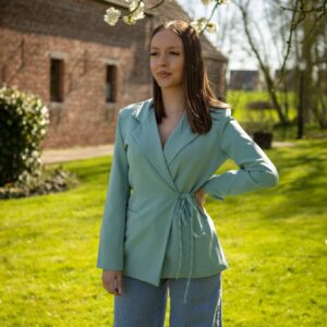 Blazer céladon