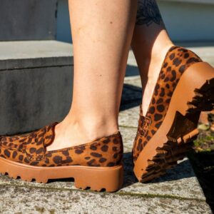Mocassins léopard