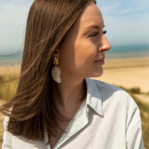 Boucles d'oreilles coquillage